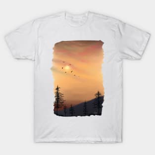 View from the mountains. Artwork by Annalisa Amato T-Shirt